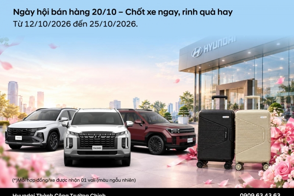 [KMBH]🎉🔥 NGÀY HỘI BÁN HÀNG 20/10 – CHỐT XE NGAY, RINH QUÀ LIỀN TAY! 🔥🎉